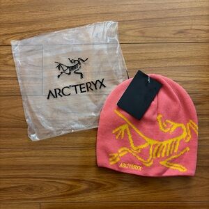Arc'teryx Pink and Yellow Beanie